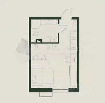 1-к кв. Московская область, Истра муниципальный округ, д. Лобаново ...