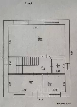 Дом в Нижегородская область, Нижний Новгород д. Кузнечиха,  (114 м)