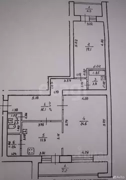 2-к кв. Башкортостан, Уфа ул. Братьев Кадомцевых, 12/2 (89.0 м)