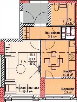 1-к кв. Приморский край, Владивосток Каштановый двор жилой комплекс, ...