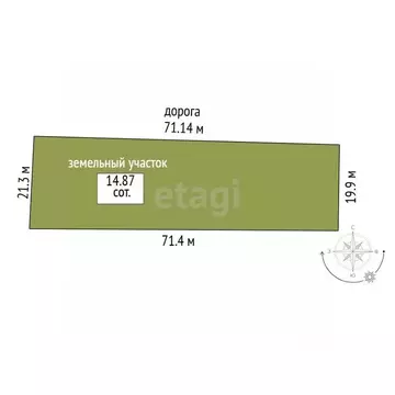 Участок в Башкортостан, Стерлитамакский район, Октябрьский сельсовет, ...