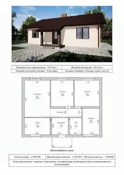 Дом в Пермский край, Краснокамский муниципальный округ, с. Мысы ул. ...
