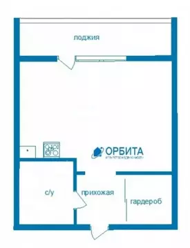 Квартира-студия: Тюмень, Газопромысловая улица, 8 (30 м)