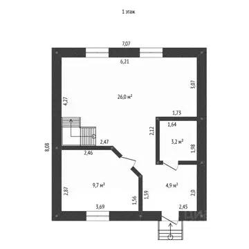 Дом в Башкортостан, Уфимский район, Зубовский сельсовет, с. Зубово ул. ...