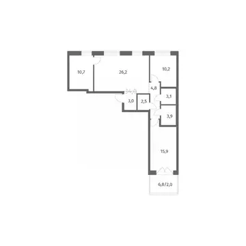 3-к кв. Ленинградская область, Ломоносовский район, Аннинское ...