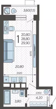 Студия Краснодарский край, Краснодар 9-й километр мкр, ул. ...