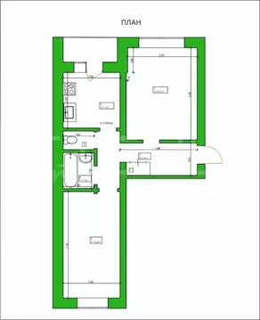 2-к кв. Амурская область, Благовещенск ул. Шимановского, 276 (48.7 м)