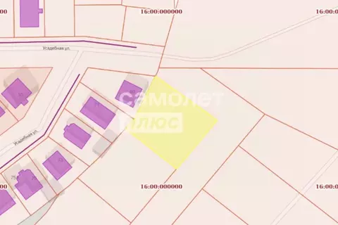 Участок в Татарстан, Казань ул. Усадебная (10.3 сот.)