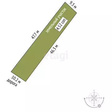 Участок в Севастополь, ТСН СНТ Парус-1 (4.52 м)