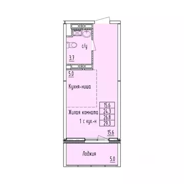 Студия Татарстан, Зеленодольск просп. Строителей, 34А (29.2 м)