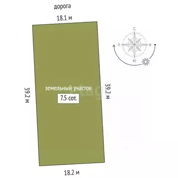 Участок в Тюменская область, Тюменский муниципальный округ, с. ...