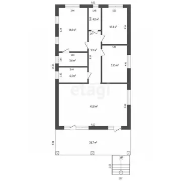 Дом в Ростовская область, Мясниковский район, Краснокрымское с/пос, ...