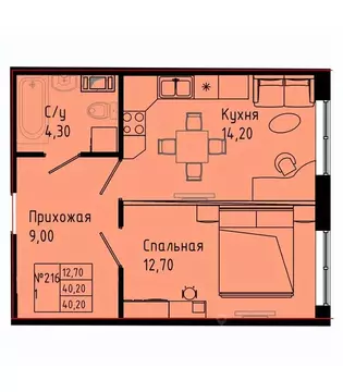 1-к кв. Ленинградская область, Коммунар г. Гатчинский муниципальный ...