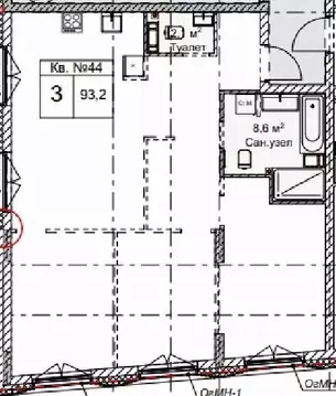 3-к кв. Нижегородская область, Нижний Новгород Огни Започаинья жилой ...
