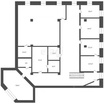 Офис в Псковская область, Псков Октябрьский просп., 54 (395 м)