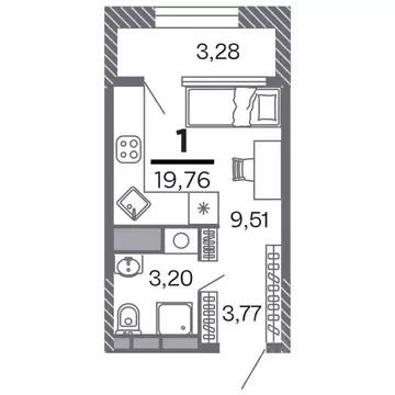 1-к кв. Рязанская область, Рязань Петра и Февронии жилой комплекс ...