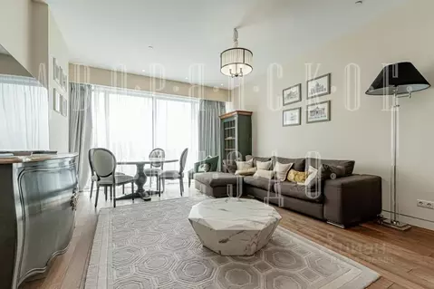 2-к кв. Москва 1-й Красногвардейский проезд, 21с2 (91.0 м)