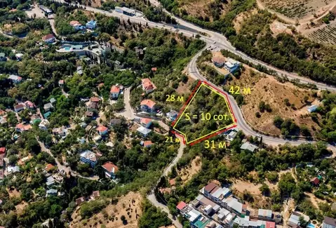 Участок в Крым, Алупка ул. Нагорная (10.0 сот.)