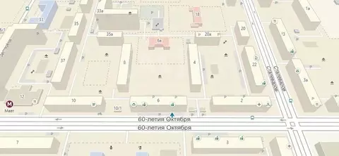 Торговая площадь в Челябинская область, Челябинск ул. 60-летия ...