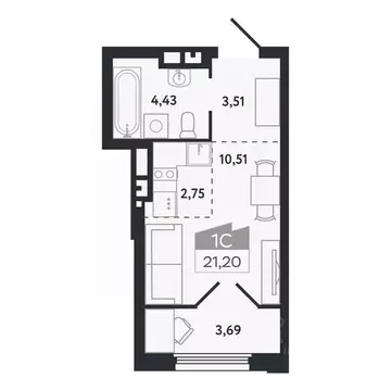 Студия Томская область, Томск Черемошники мкр, ул. Бердская, 14/3 ...
