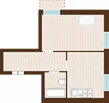 1-к кв. Калининградская область, Гурьевский муниципальный округ, пос. ...