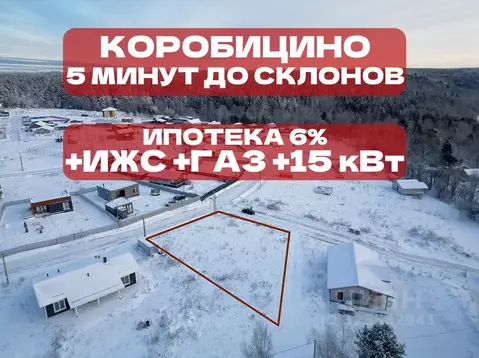 Участок в Ленинградская область, Приозерский район, Красноозерное ...