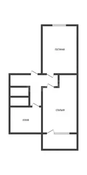 2-комнатная квартира: Абакан, улица Щетинкина, 69 (47.3 м)
