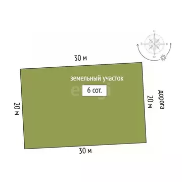 Участок в Крым, Симферопольский район, с. Мирное  (6.0 сот.)