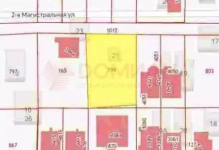 Участок в Ростовская область, Ростов-на-Дону 2-я Магистральная ул. ...