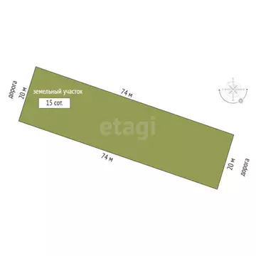 Участок в Владимирская область, Муром с. Ковардицы, ул. 3-я Садовая, 5 ...