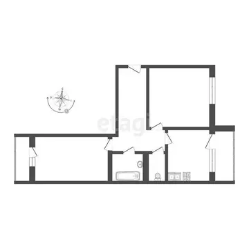 2-комнатная квартира: Йошкар-Ола, улица Чернякова, 9 (55.1 м)