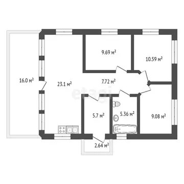 Дом в Выборгский район, Селезнёвское сельское поселение, территория ...