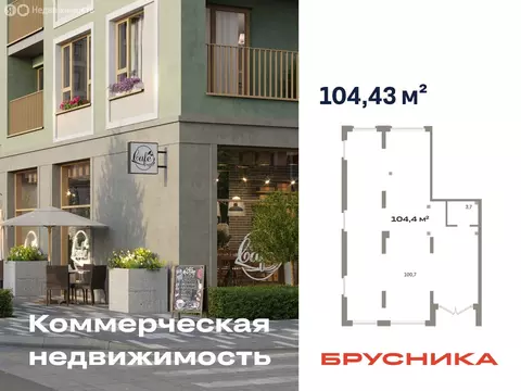 Помещение свободного назначения (104.43 м)