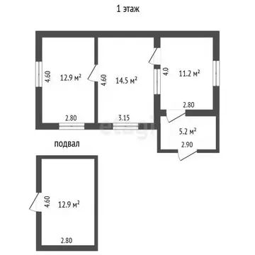 2-к кв. Ставропольский край, Предгорный муниципальный округ, пос. ...