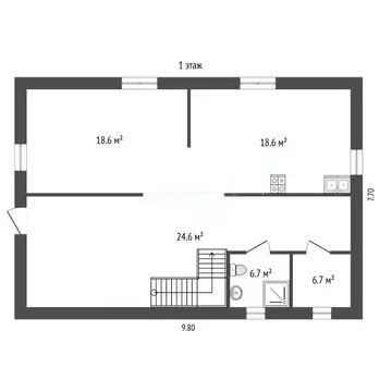 Дом в Саха (Якутия), Якутск ул. 2-я Подгорная, 25 (147 м)