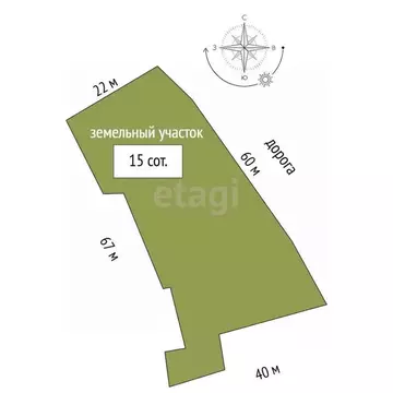 Дом в Крым, Симферопольский район, с. Укромное пер. Салгирный (32 м)