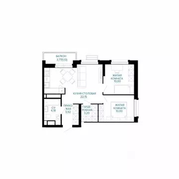 2-к кв. Свердловская область, Екатеринбург Эльмаш жилрайон, Доминанта ...