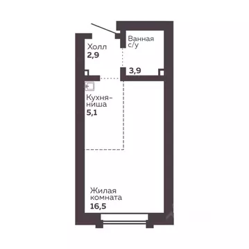 1-к кв. Свердловская область, Екатеринбург Уралмаш жилрайон, Голос ...