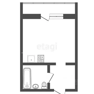 Студия Тюменская область, Тюмень ул. Червишевский Тракт, 47 (24.4 м)