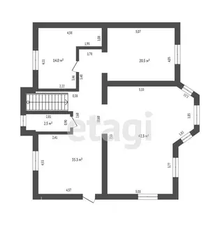 Дом в село Новая Заимка, Сибирская улица (240 м)