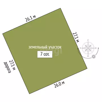 Участок в Стройкерамика, КП Новая дубрава, Яркая улица (7 м)