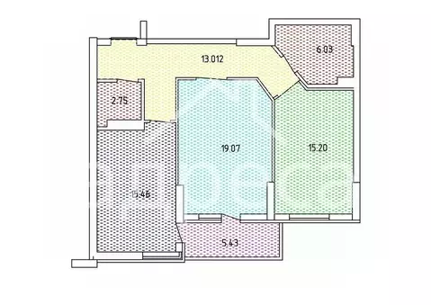 2-к кв. Самарская область, Самара Осетинская ул., 14 (70.7 м)