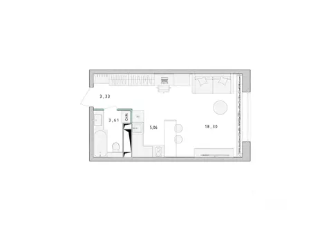 Студия Московская область, Пушкино Ярославское ш., 194 (30.4 м)