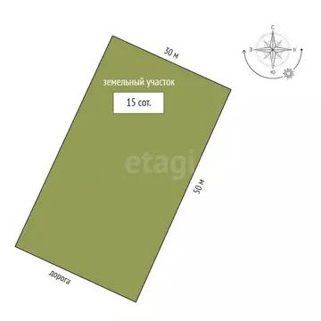 Участок в Тюмень, улица Олега Антонова (15 м)