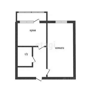 1-к кв. Костромская область, Кострома пос. Первомайский, ул. Боровая, ...