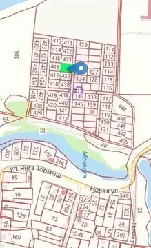 Участок в Татарстан, Зеленодольский район, Айшинское с/пос, д. Красный ...