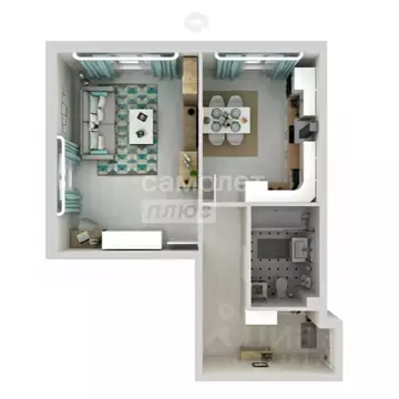 1-к кв. Липецкая область, Липецк Минская ул., 4Вк1 (45.0 м)