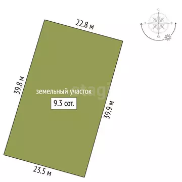 Участок в Низинское сельское поселение, коттеджный посёлок Ласточка-2 ...