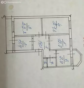 4-комнатная квартира: Махачкала, улица Ирчи Казака, 13В (113 м)