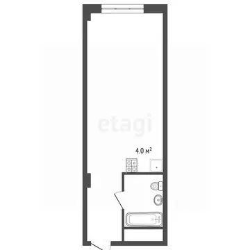 Студия Москва ул. Академика Королева, 13 (28.3 м)